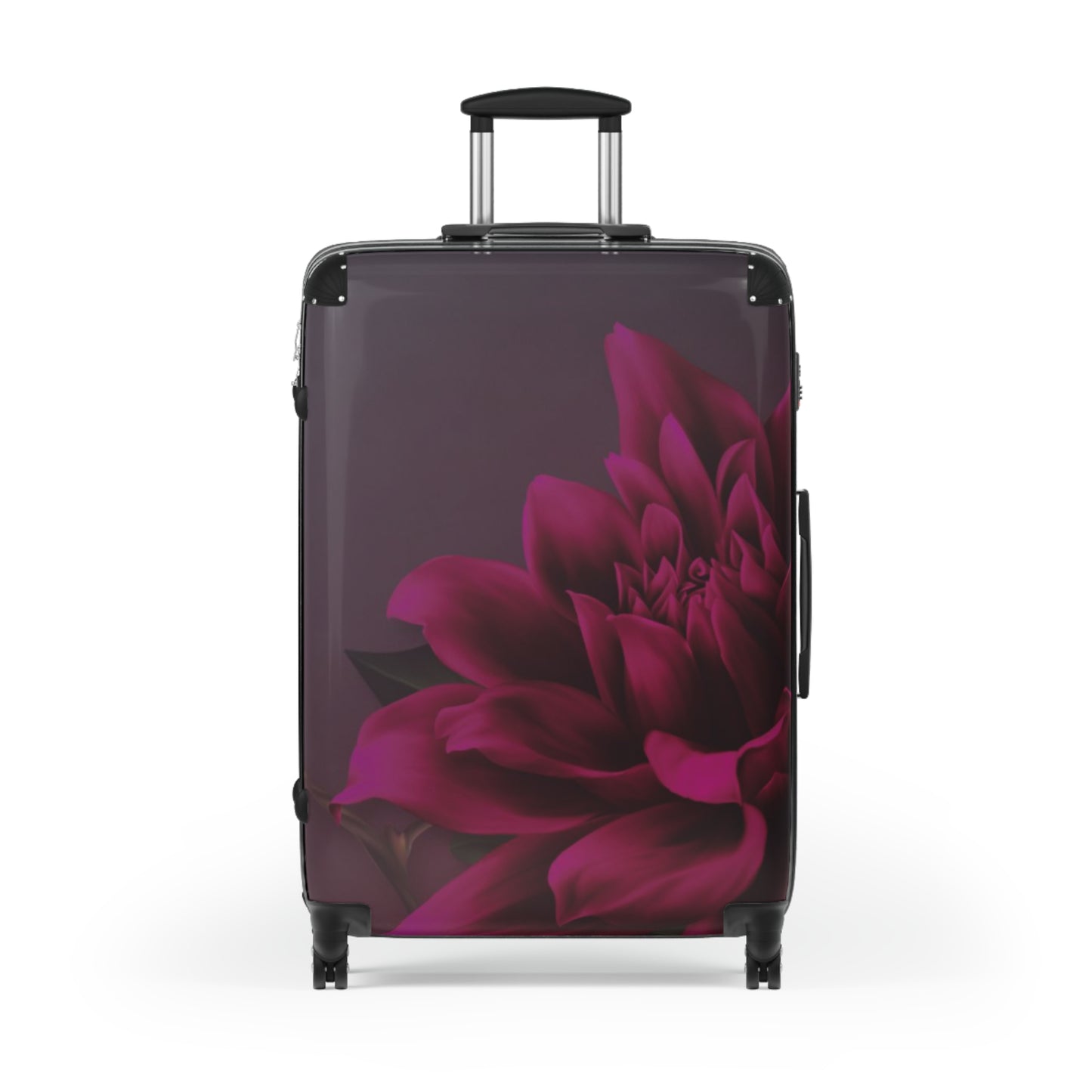 Magenta Dahlia Suitcase