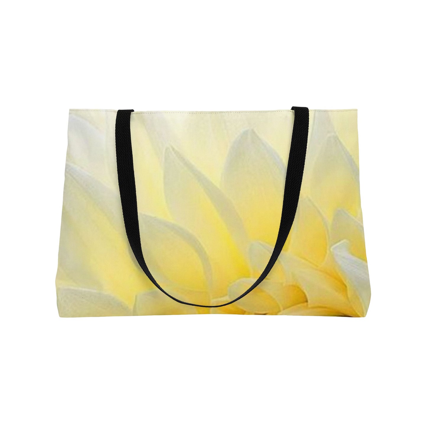 Yellow Dahlia Rectangle Tote Bag