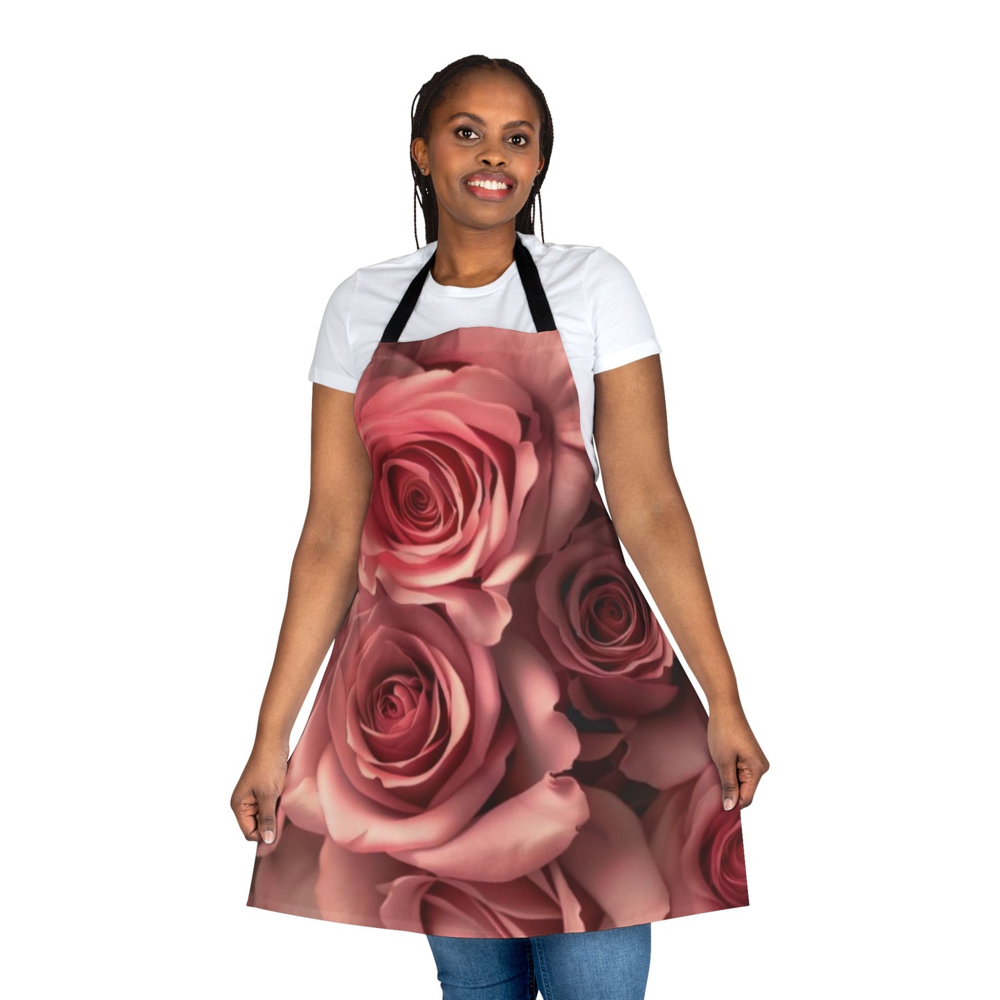 Pink Roses Apron