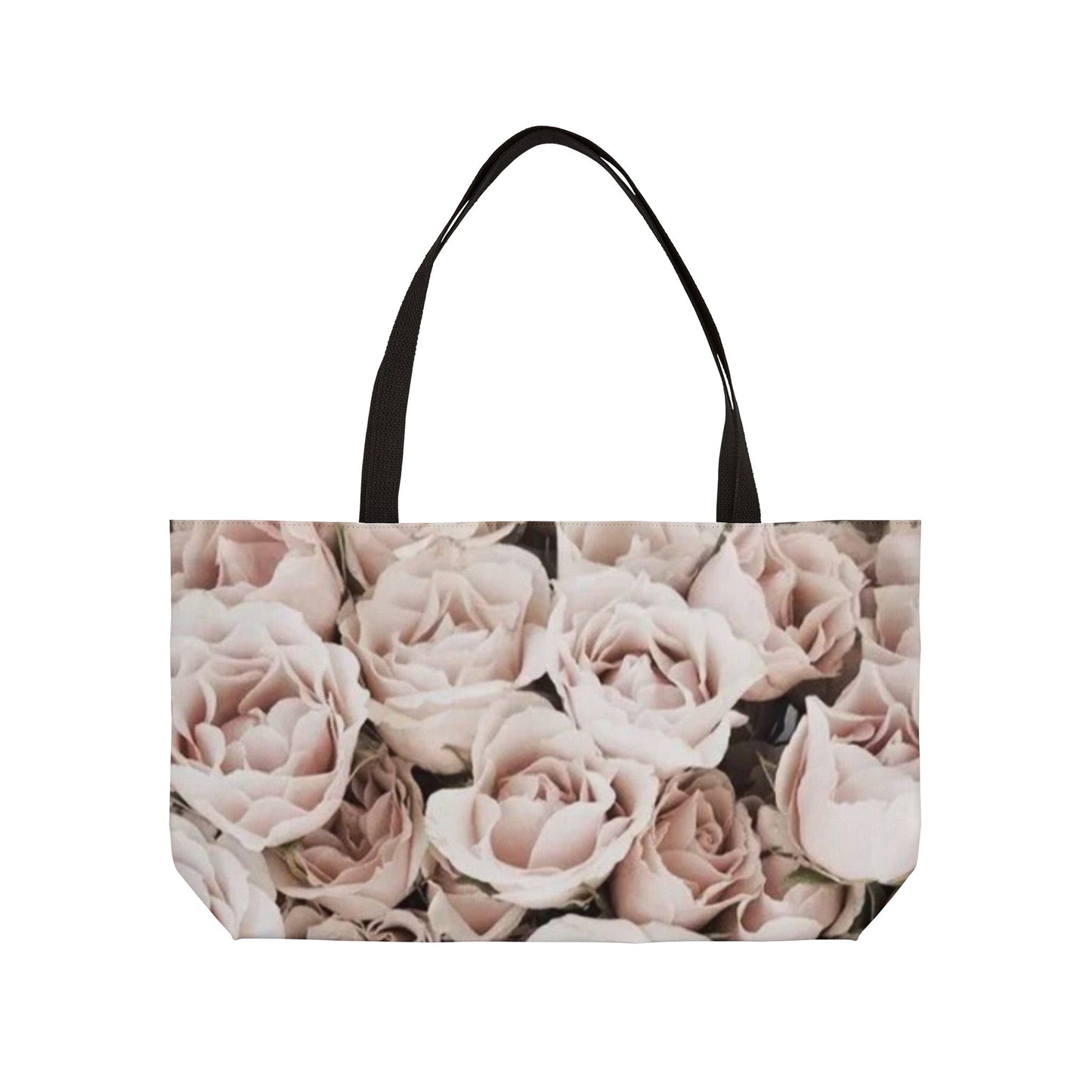 Light Pink Roses Rectangle Tote Bag