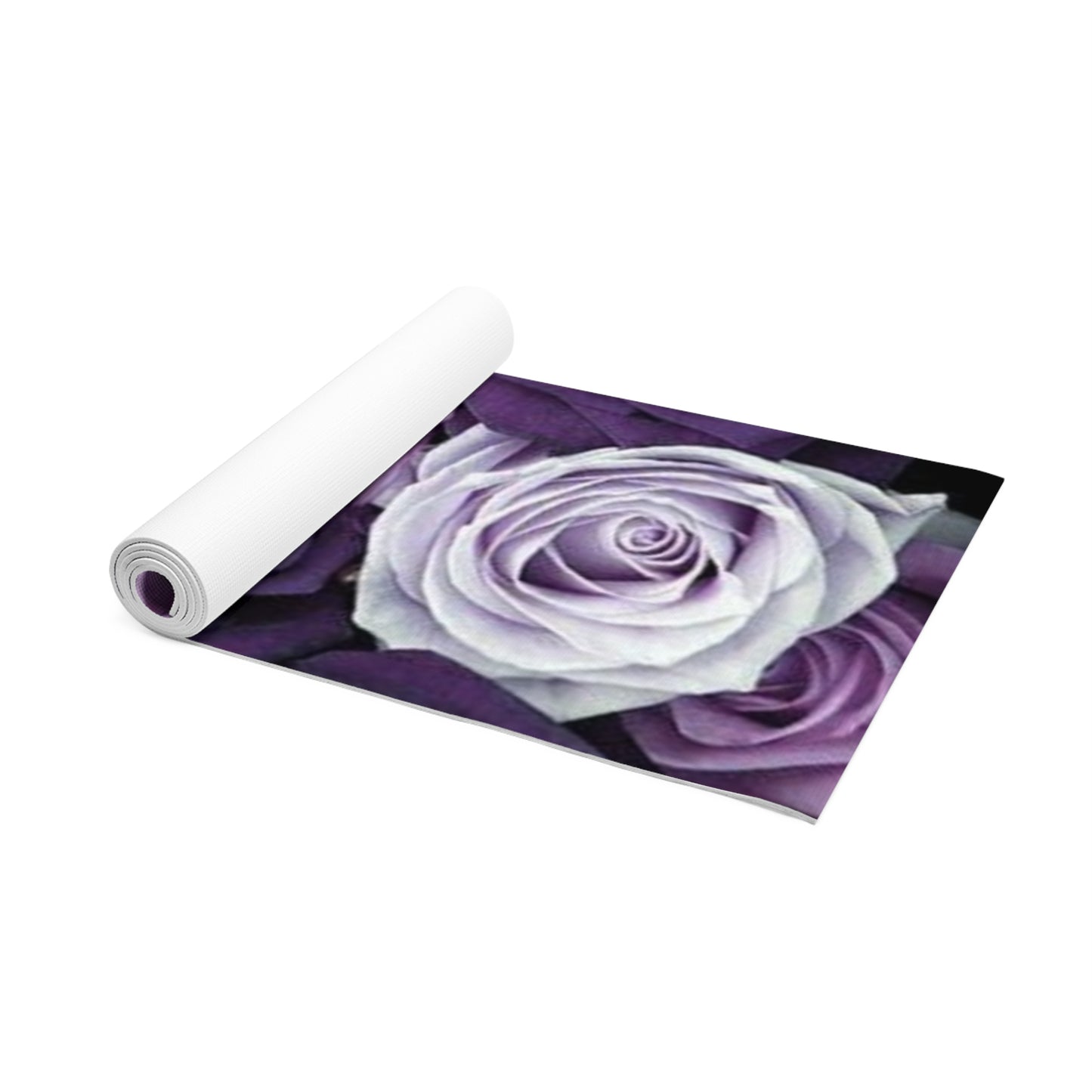 Purple Roses Exercise Mat