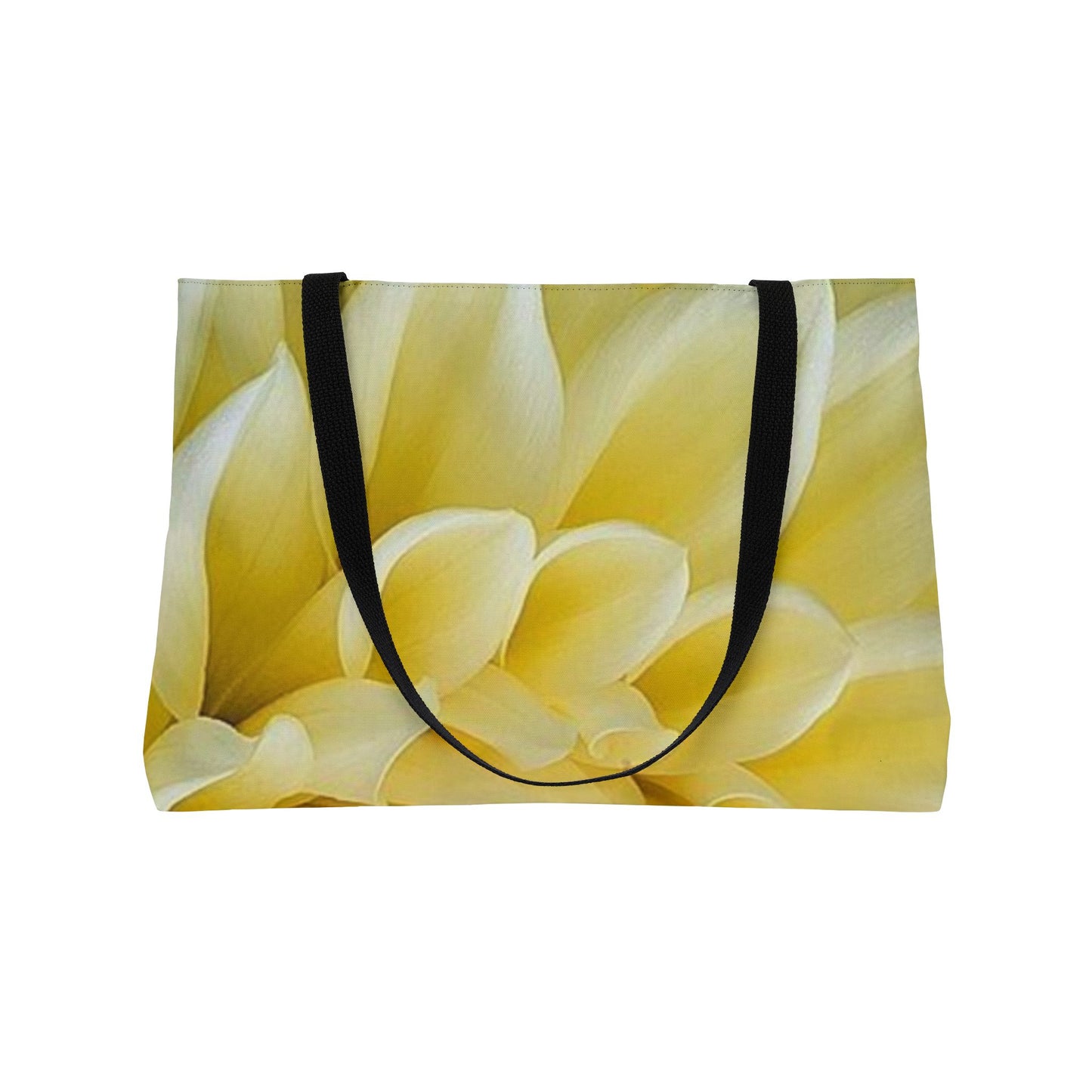 Yellow Dahlia Rectangle Tote Bag