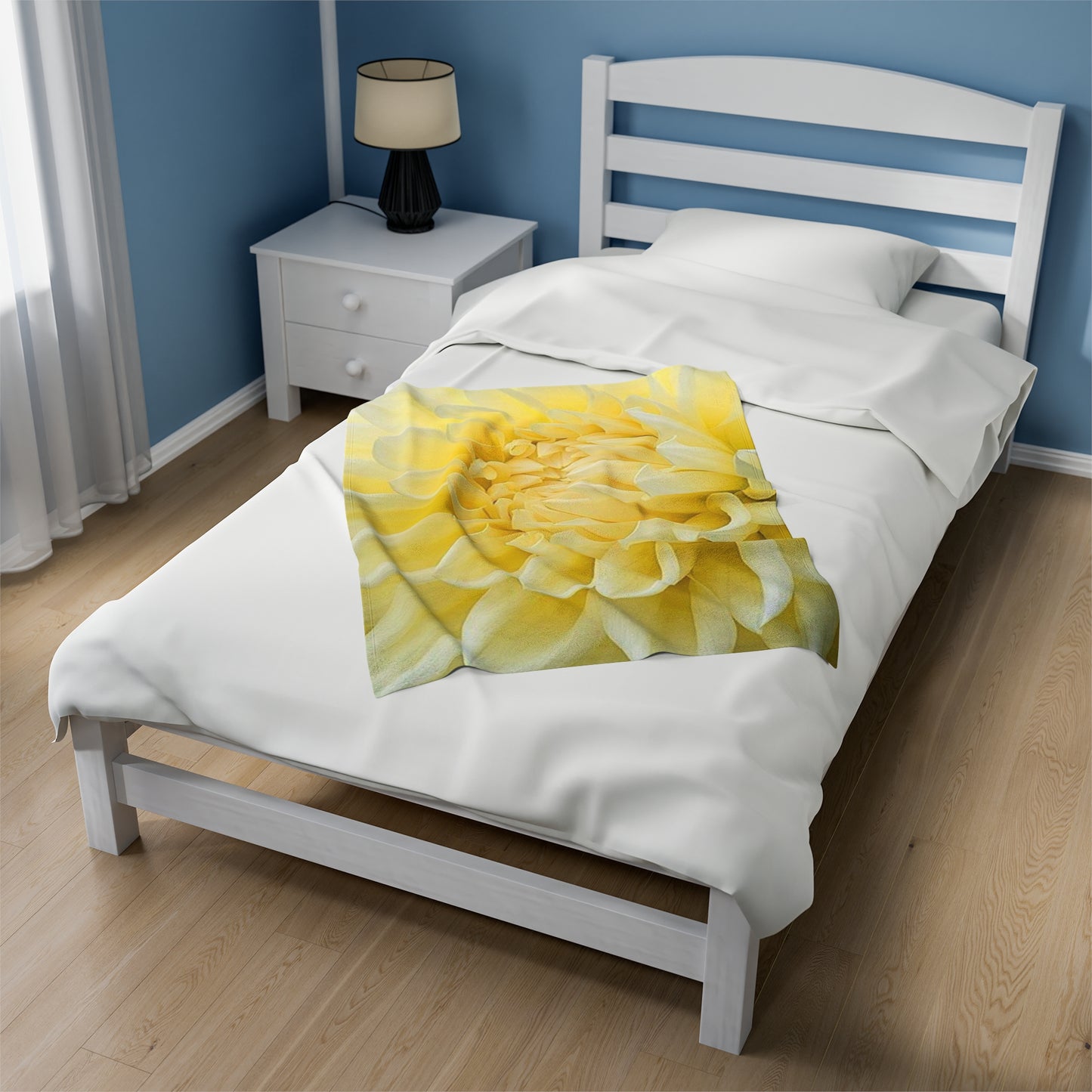 Yellow Dahlia Blanket