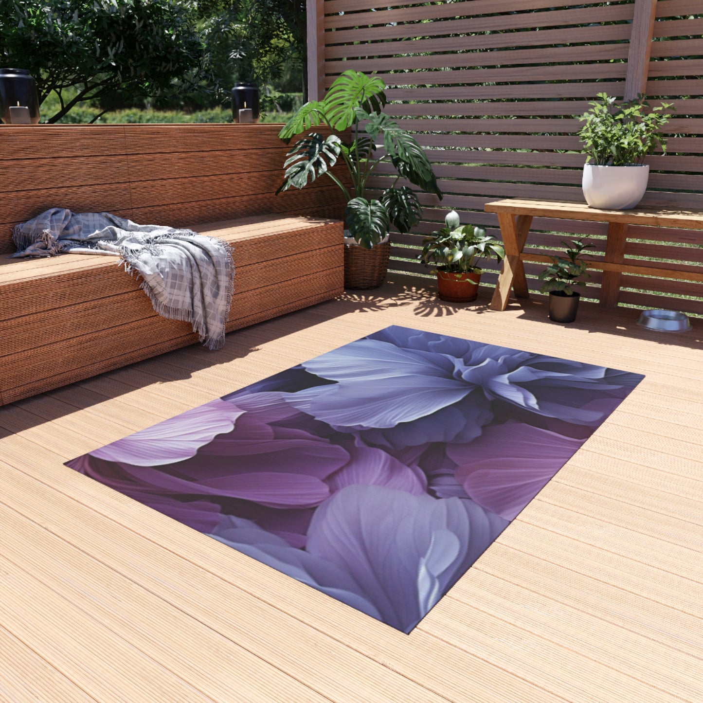 Floral Flow Outdoor Rug