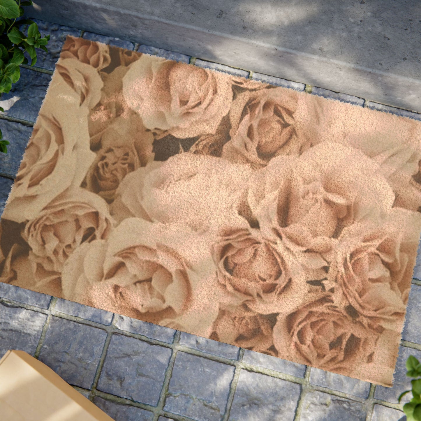 Light Pink Roses Doormat