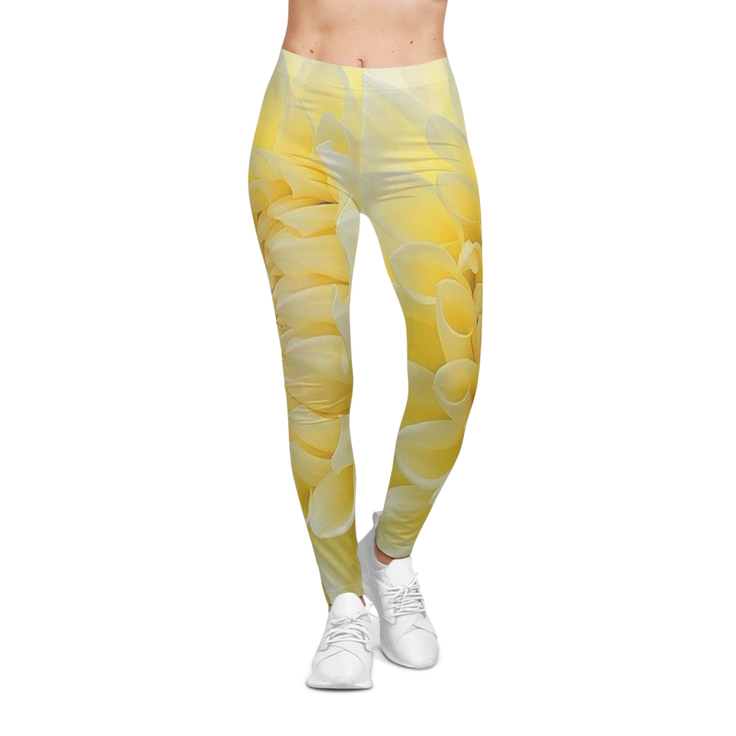 Yellow Dahlia Casual Leggings