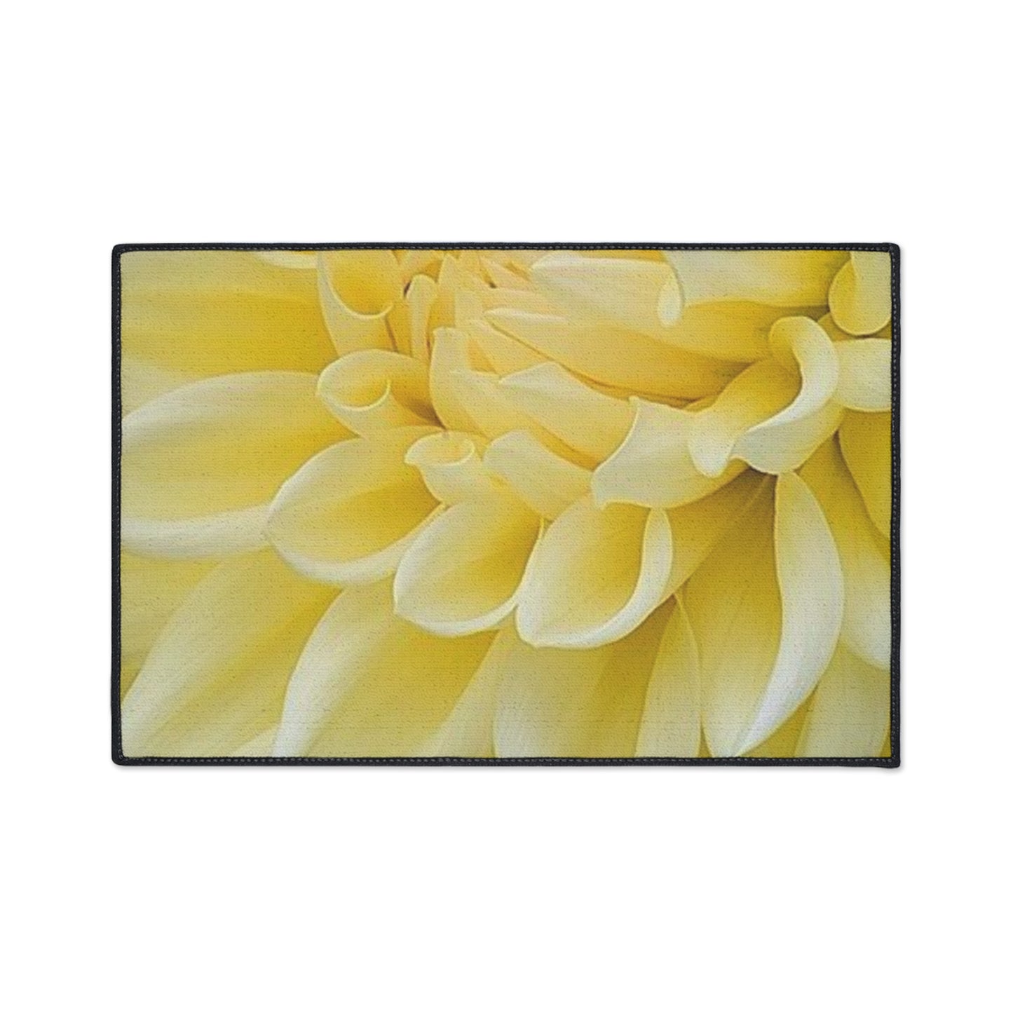 Yellow Dahlia Heavy Duty Floor Mat