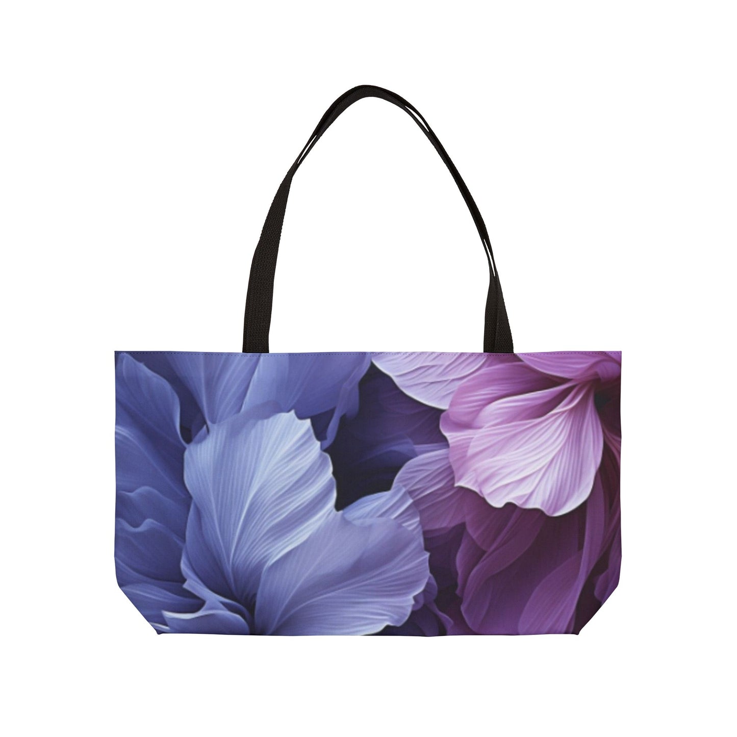 Floral Flow Rectangle Tote Bag