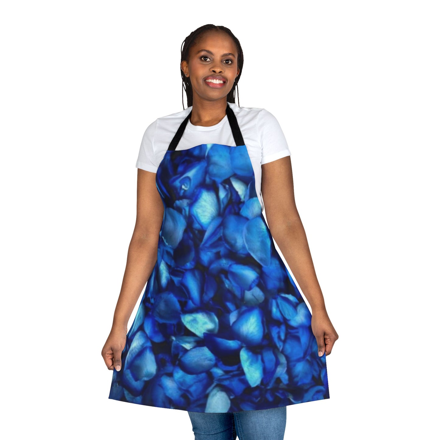 Blue Petals Apron