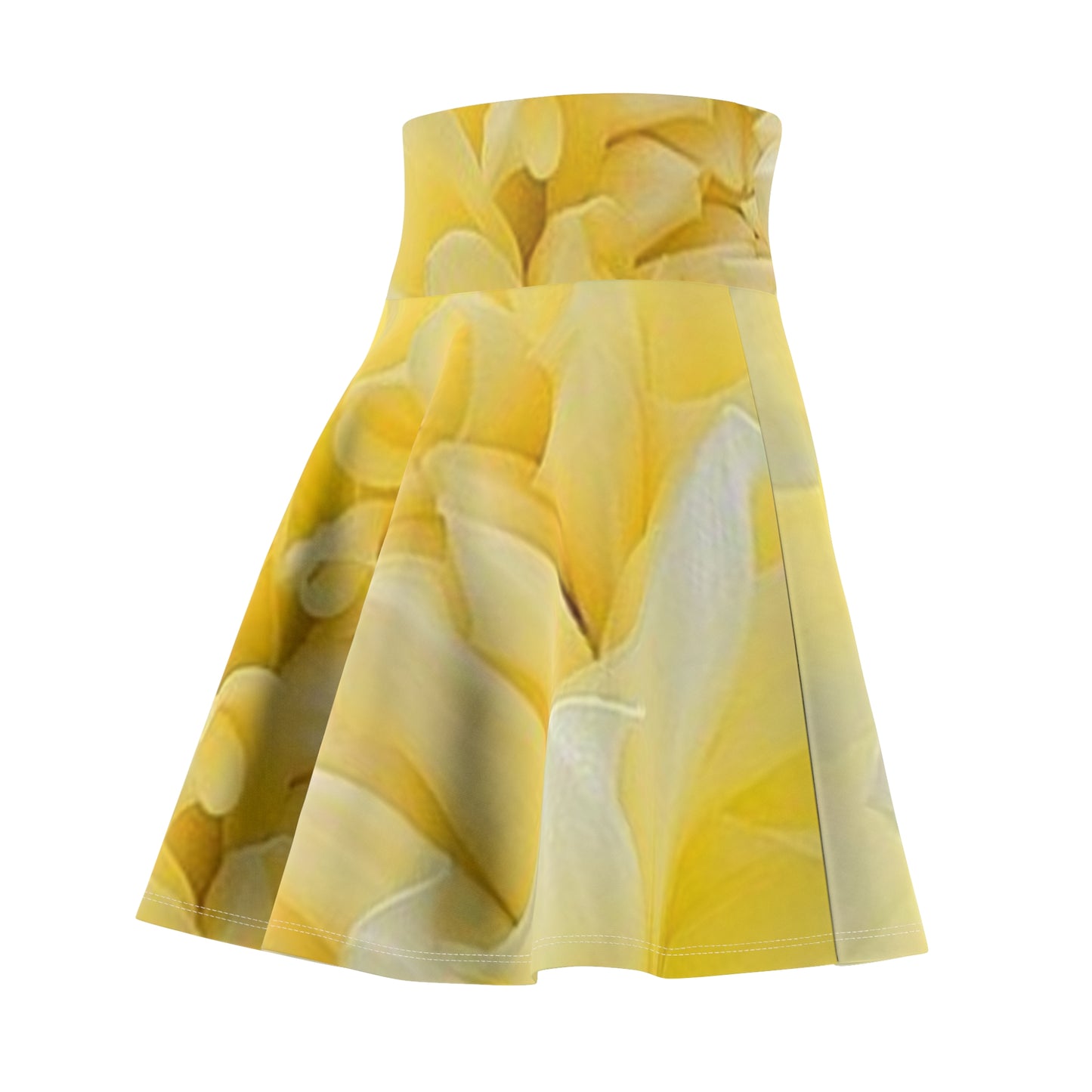 Yellow Dahlia Skater Skirt