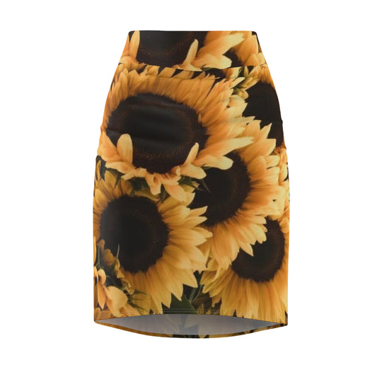 Sunflower Pencil Skirt