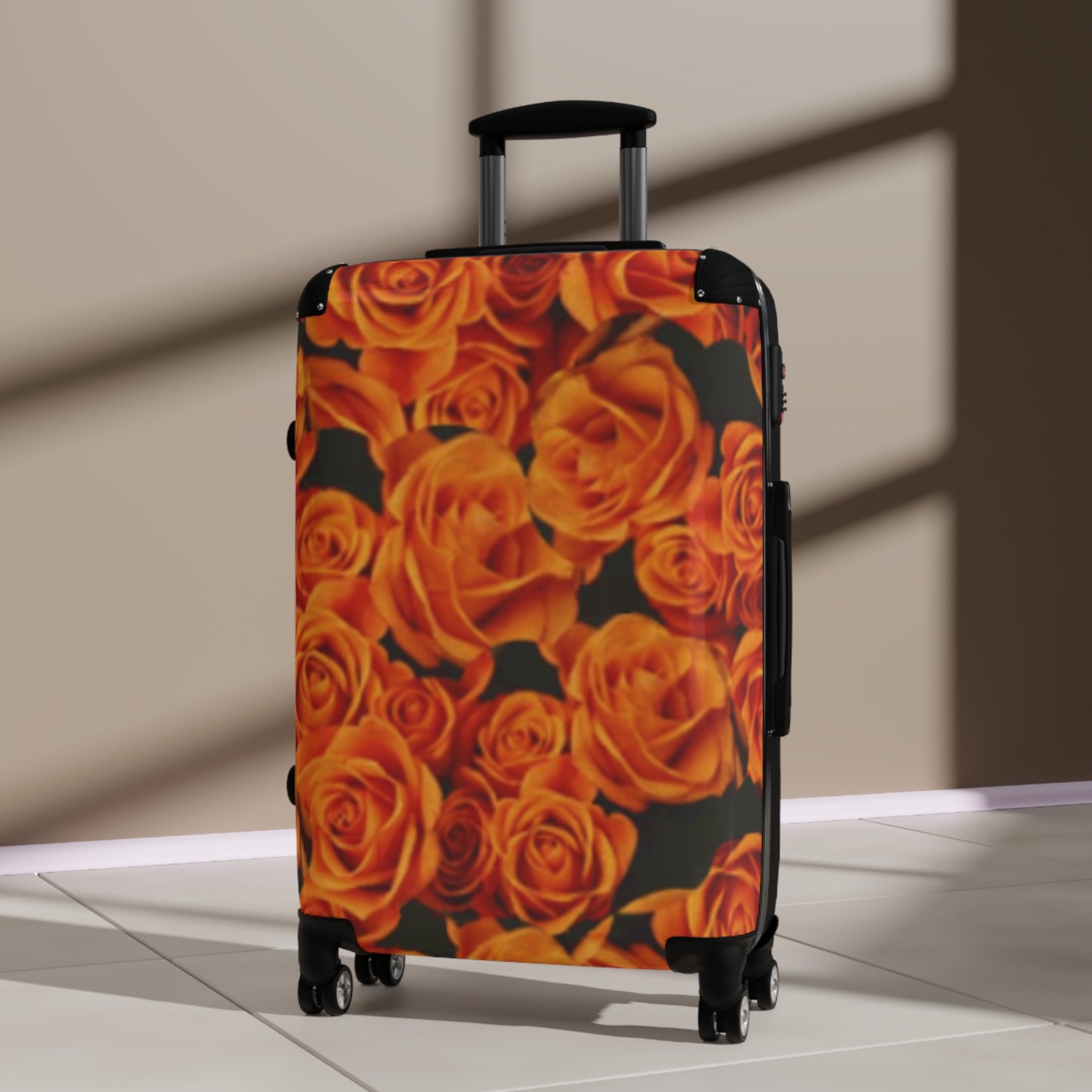 Orange Roses Suitcase