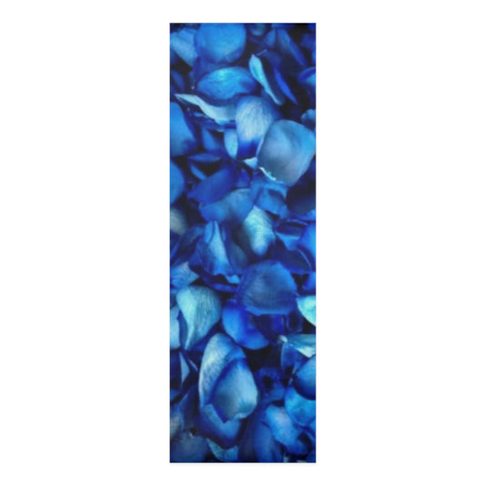 Blue Petals Exercise Mat