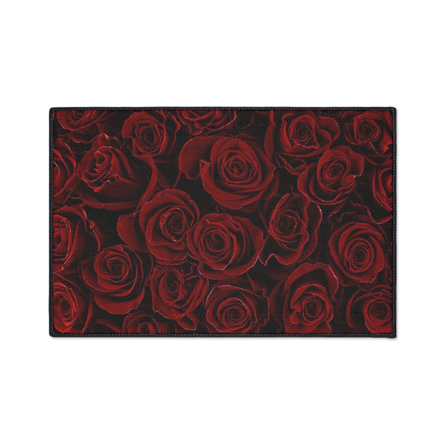 Red Roses Heavy Duty Floor Mat