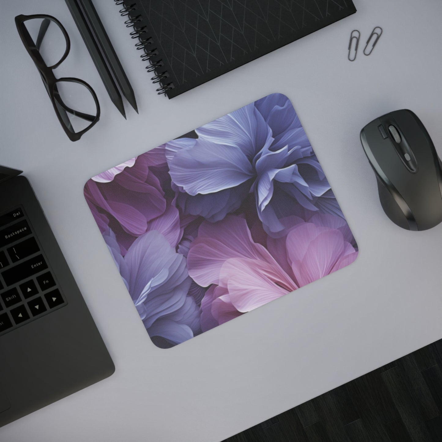 Floral Flow Desk Mouse Pad