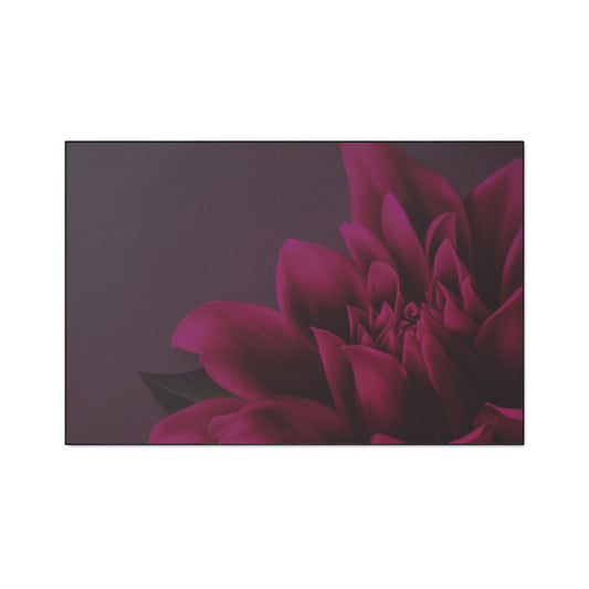 Magenta Dahlia Heavy Duty Floor Mat