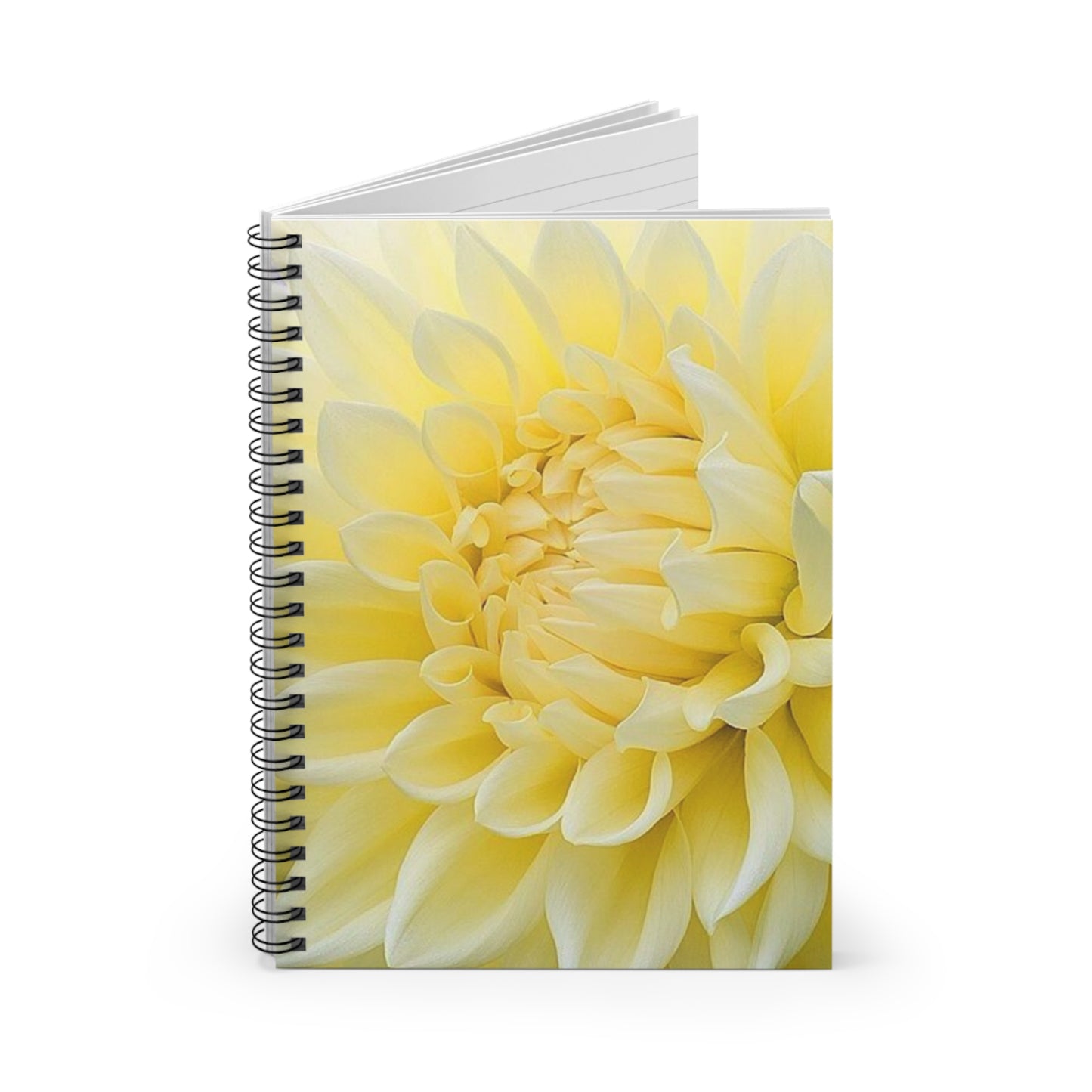 Yellow Dahlia Spiral Notebook - Ruled Line