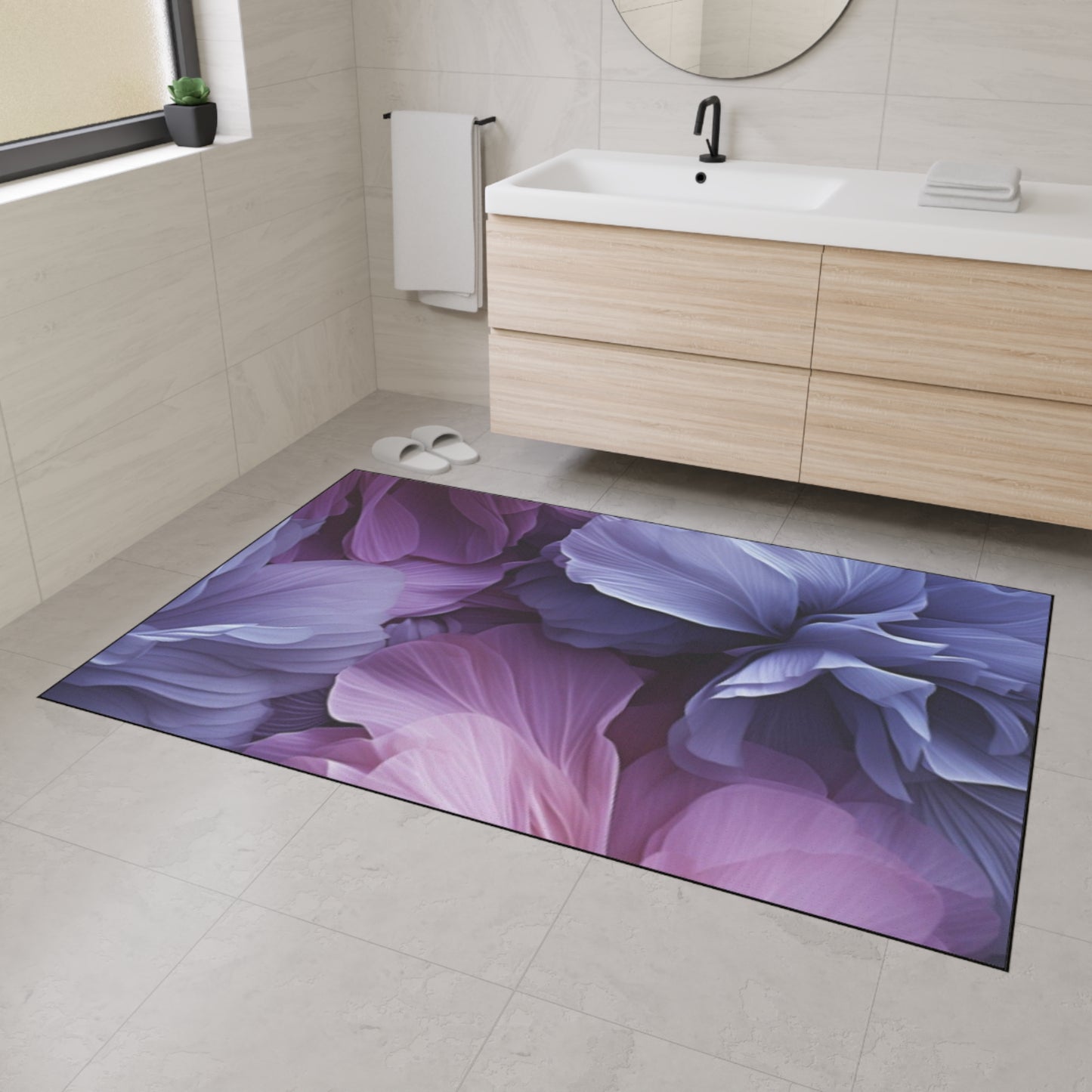 Floral Flow Heavy Duty Floor Mat