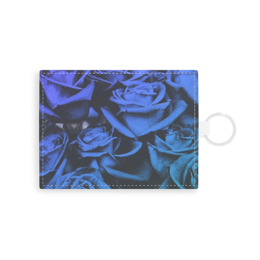 Blue Roses Card Holder