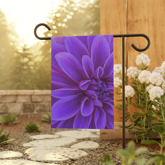 Purple Dahlia Garden & House Banner