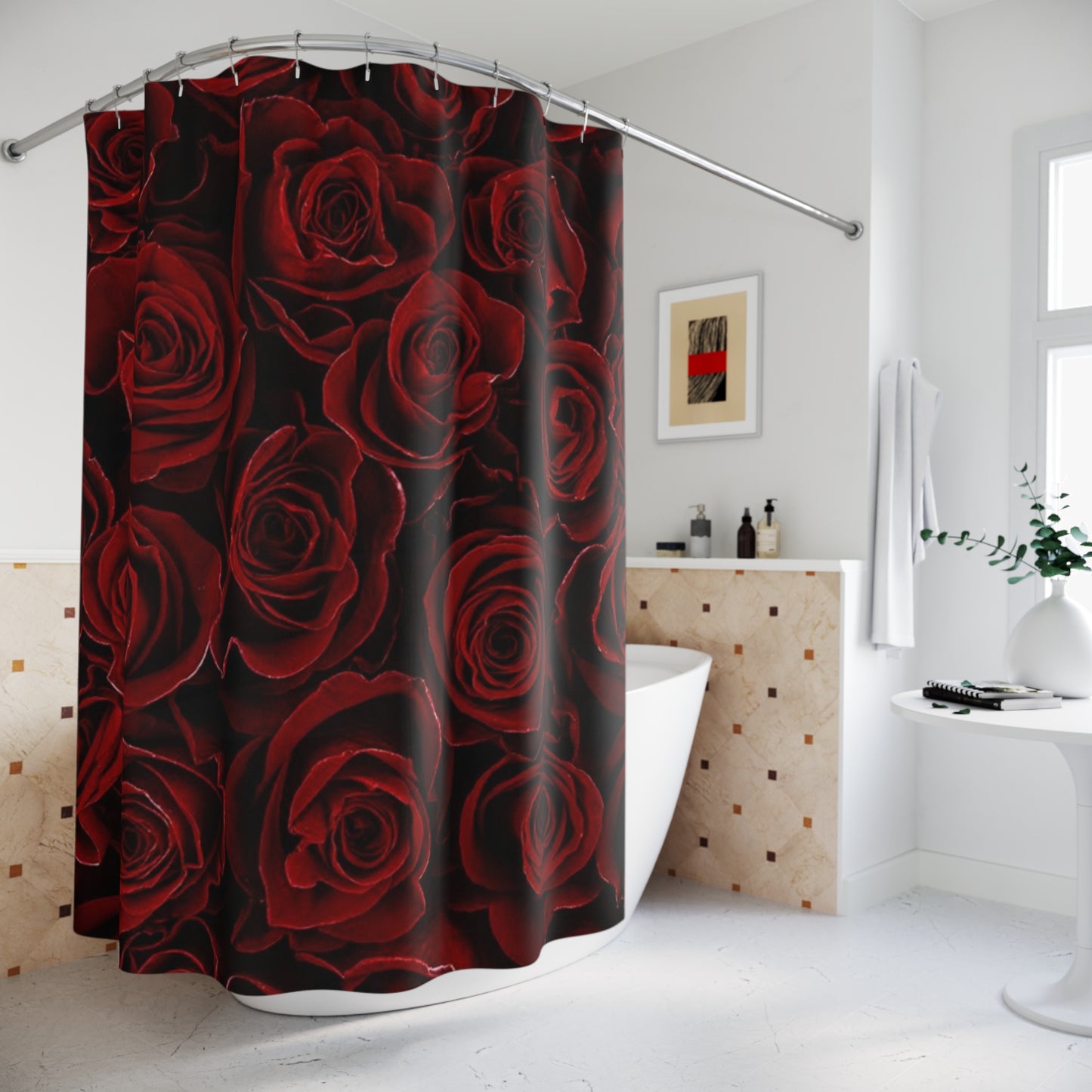 Red Roses Shower Curtain