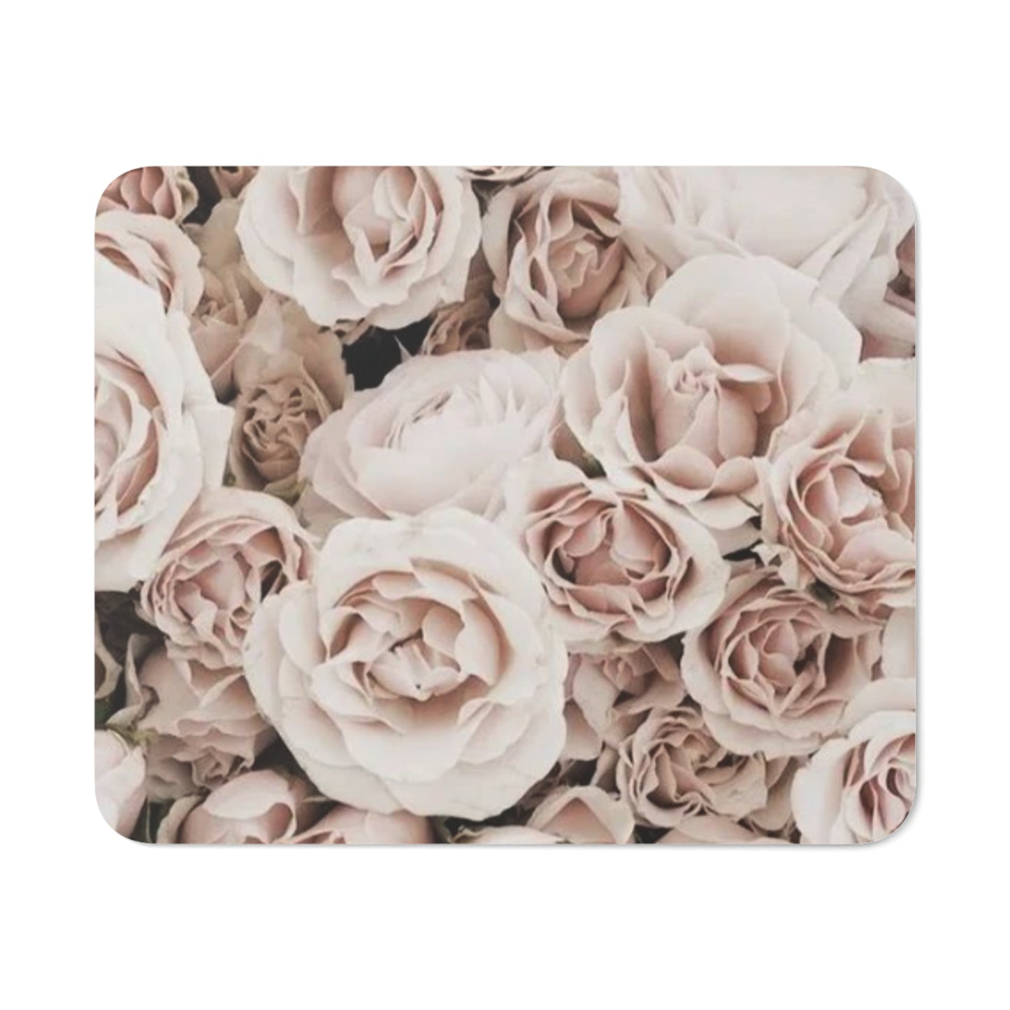 Light Pink Roses Desk Mouse Pad