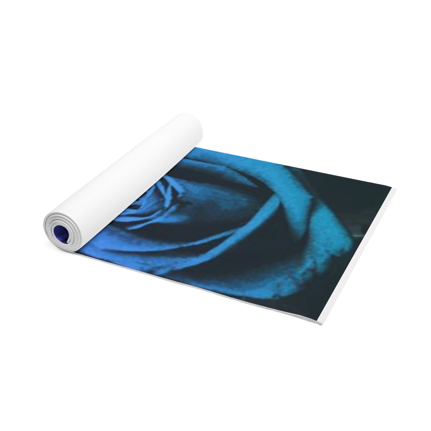 Blue Roses Exercise Mat