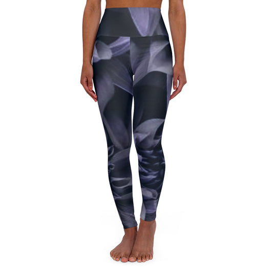 Blue Dahlia Exercise  Leggings