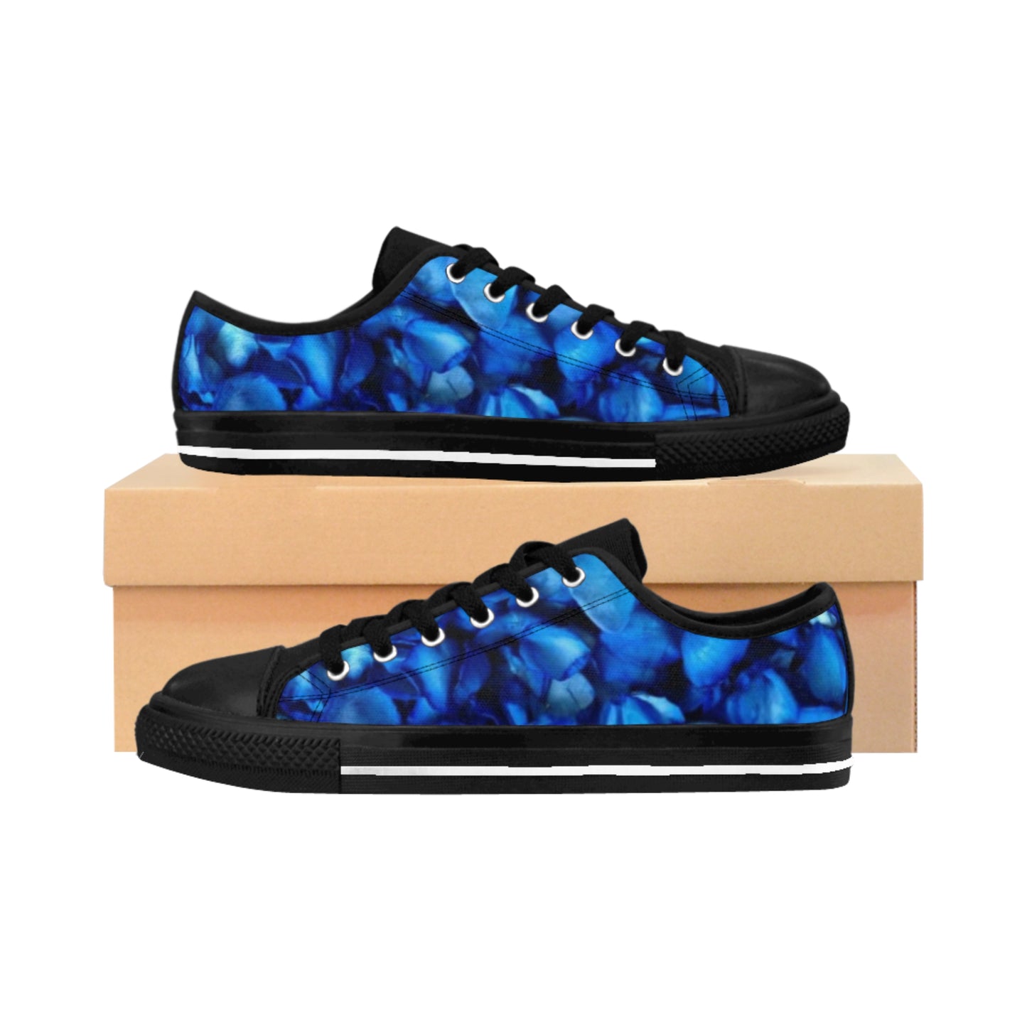 Blue Petals Sneakers