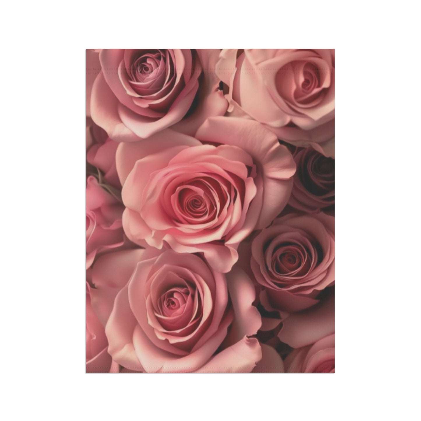 Pink Roses Garden & House Banner