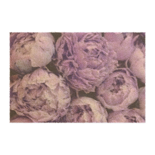 Purple Peony Doormat