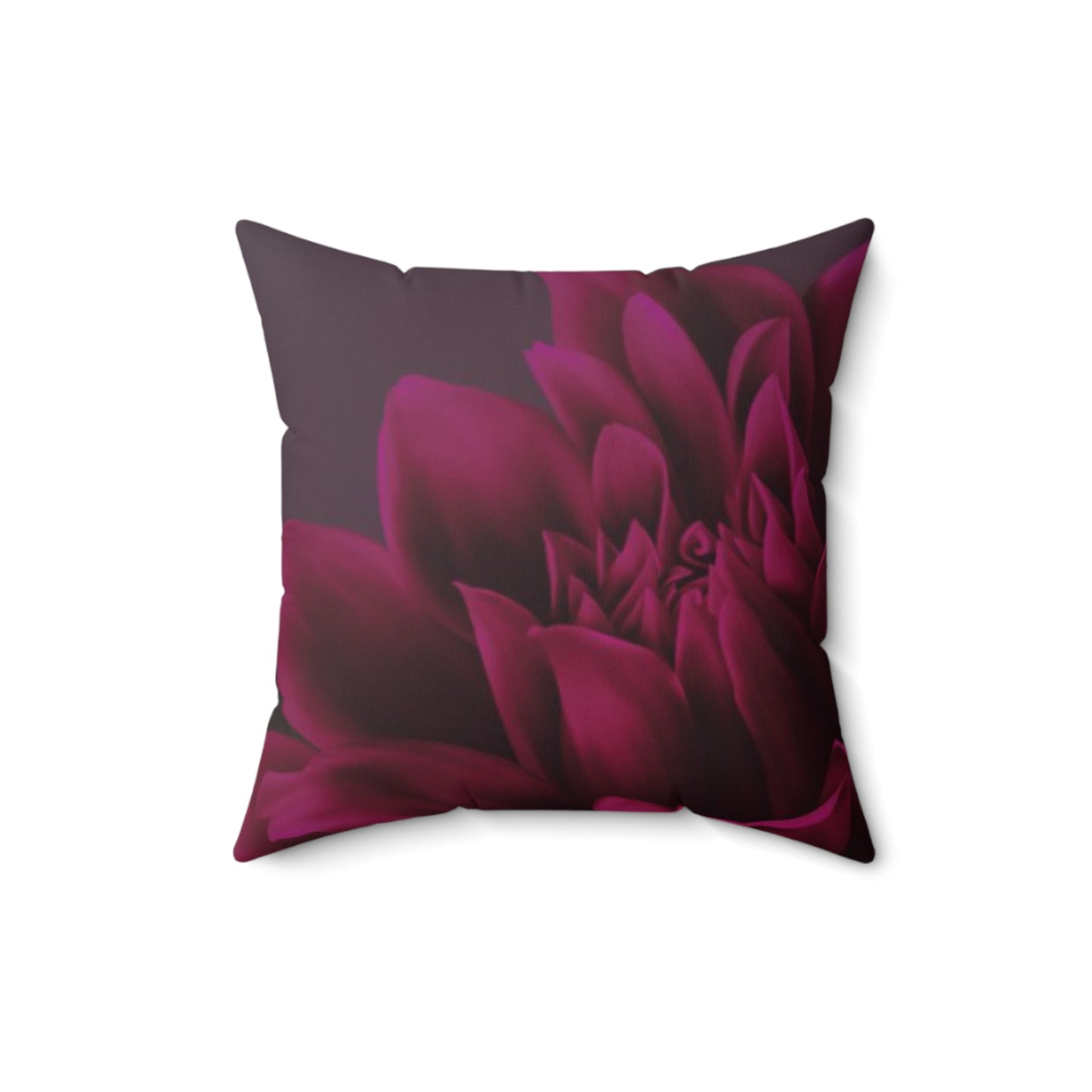 Magenta Dahlia Square Pillow