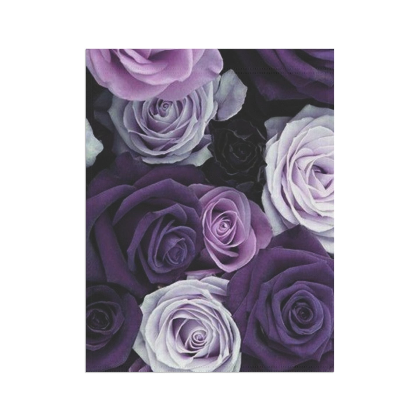 Purple Roses Garden & House Banner