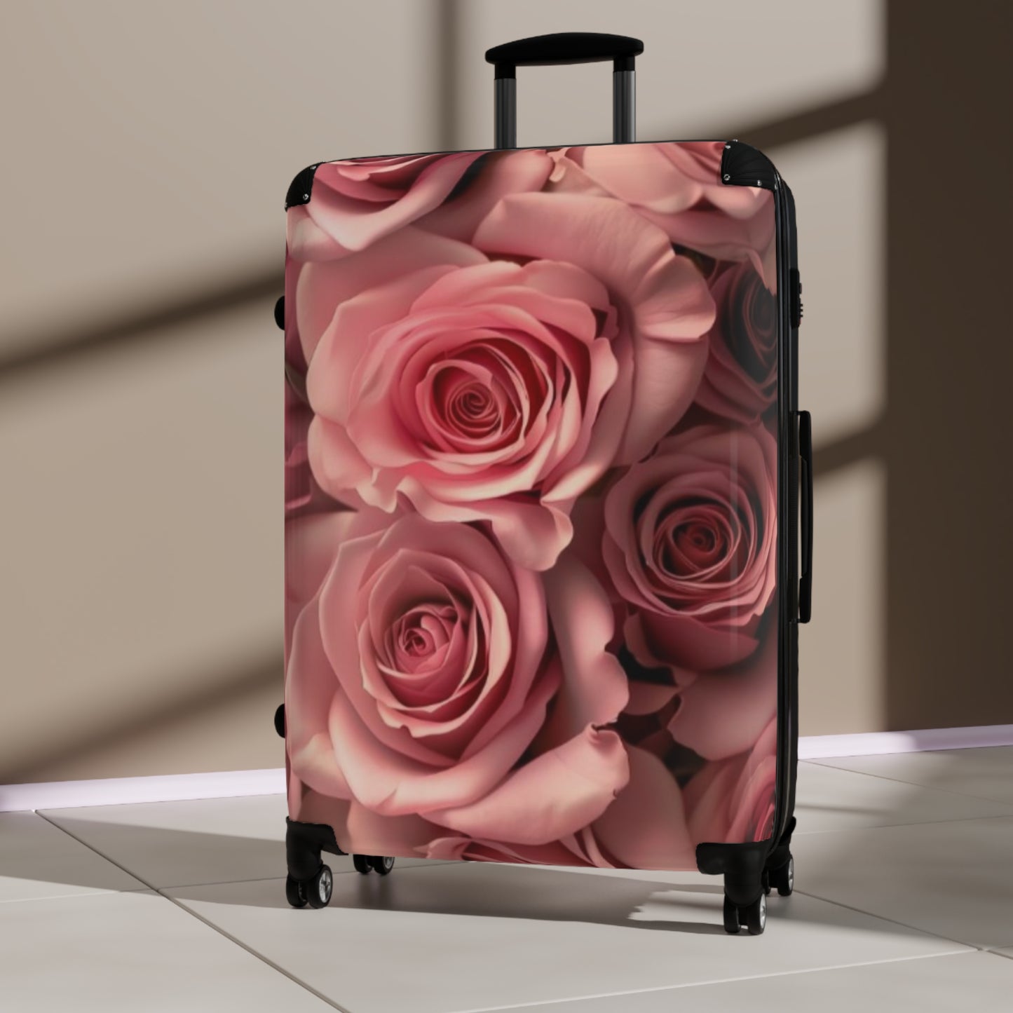 Pink Roses Suitcase