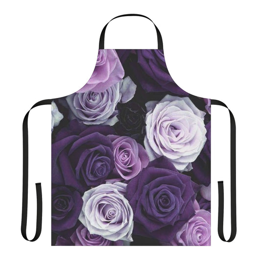 Purple Roses Apron