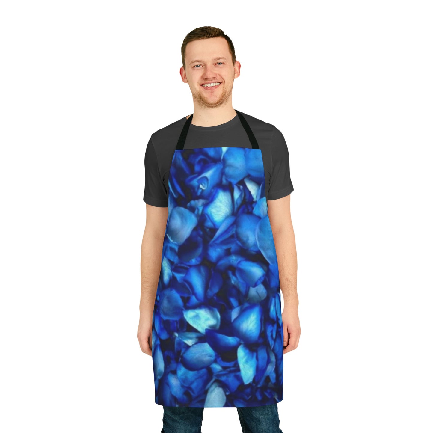 Blue Petals Apron