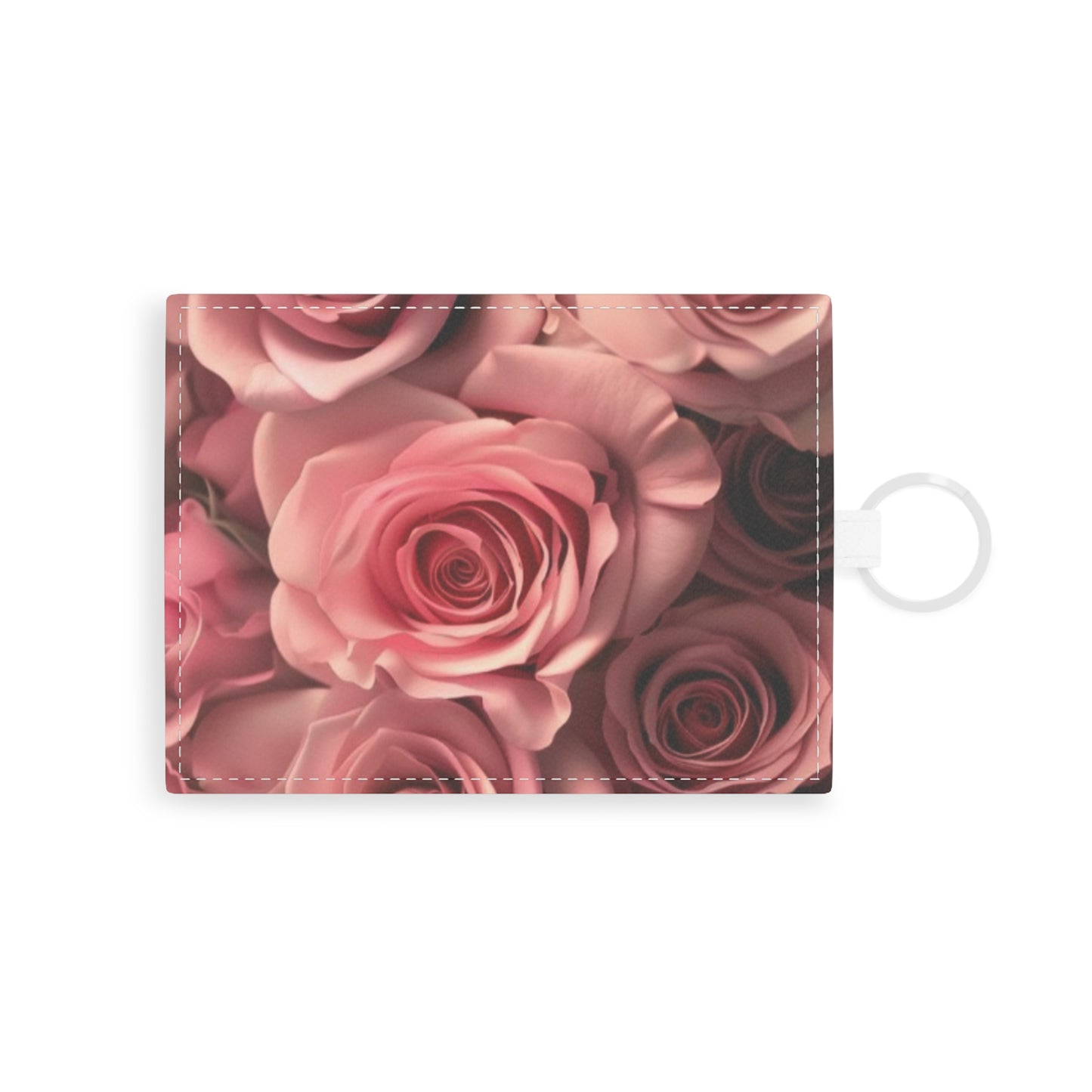 Pink Roses Card Holder