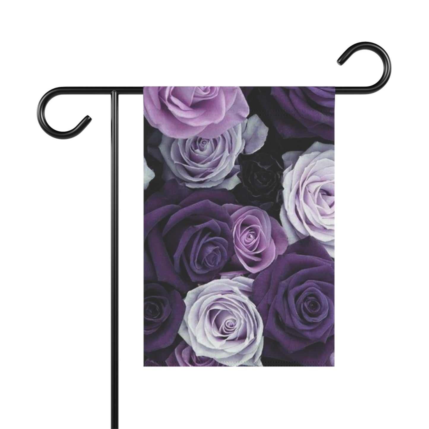 Purple Roses Garden & House Banner