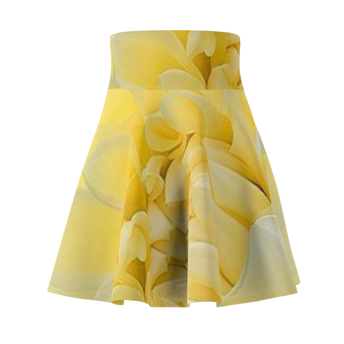 Yellow Dahlia Skater Skirt