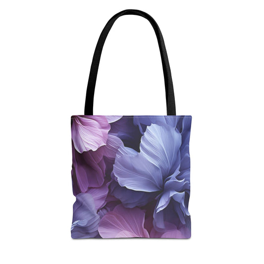 Floral Flow Square Tote Bag