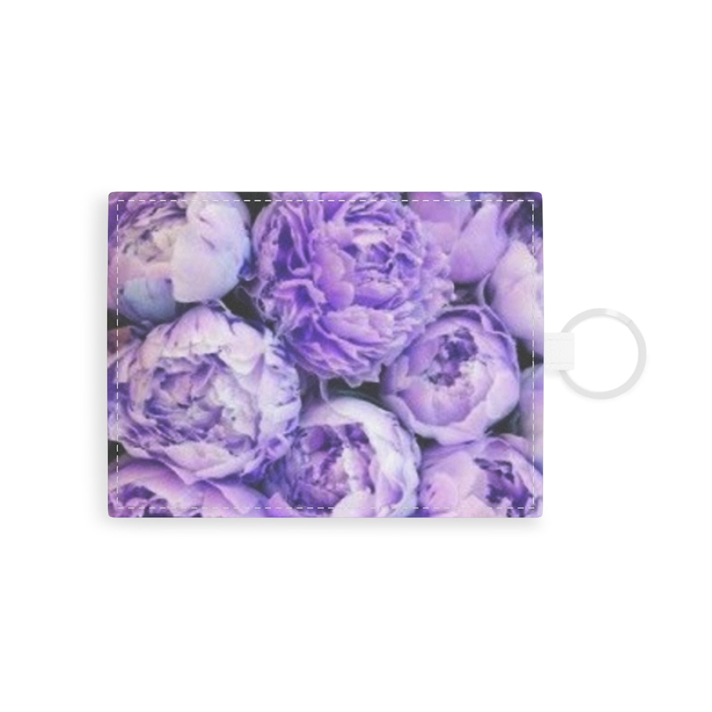 Purple Peony Card Holder