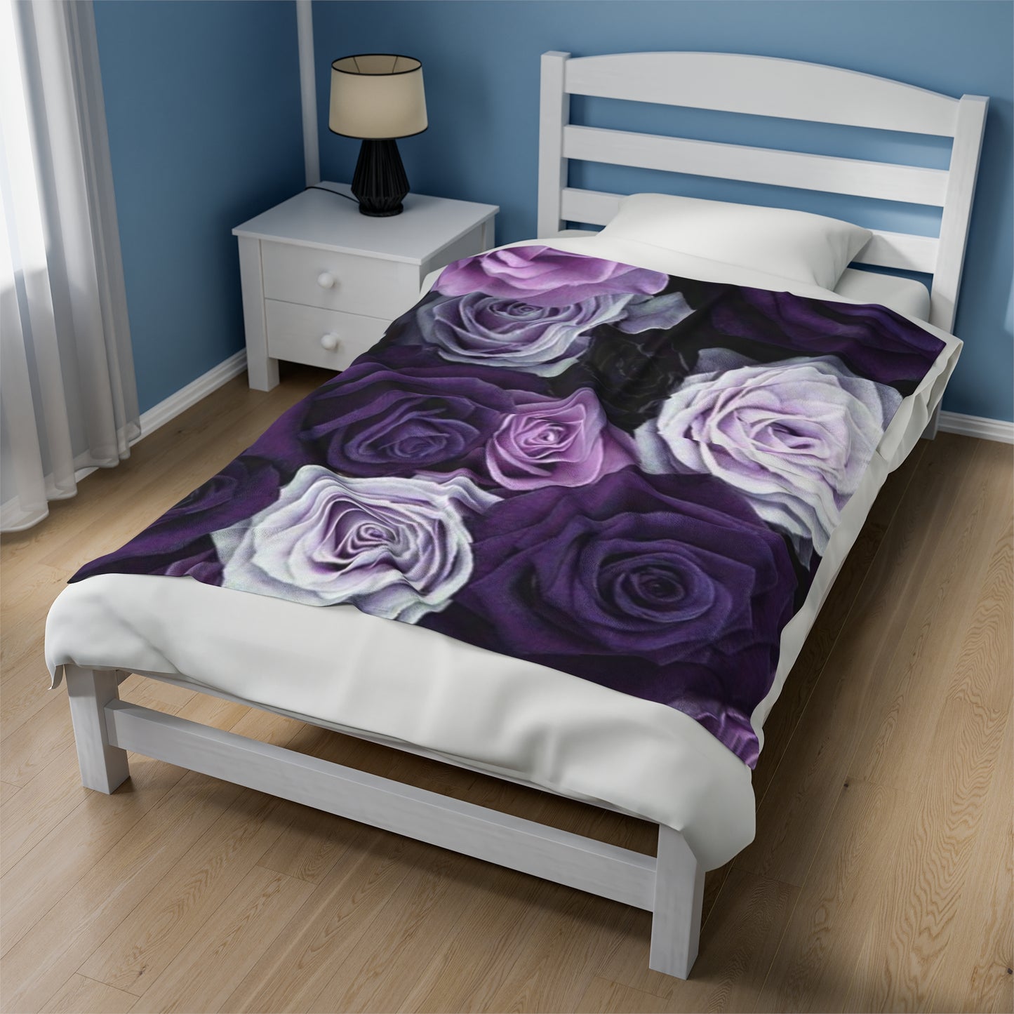 Purple Roses Blanket