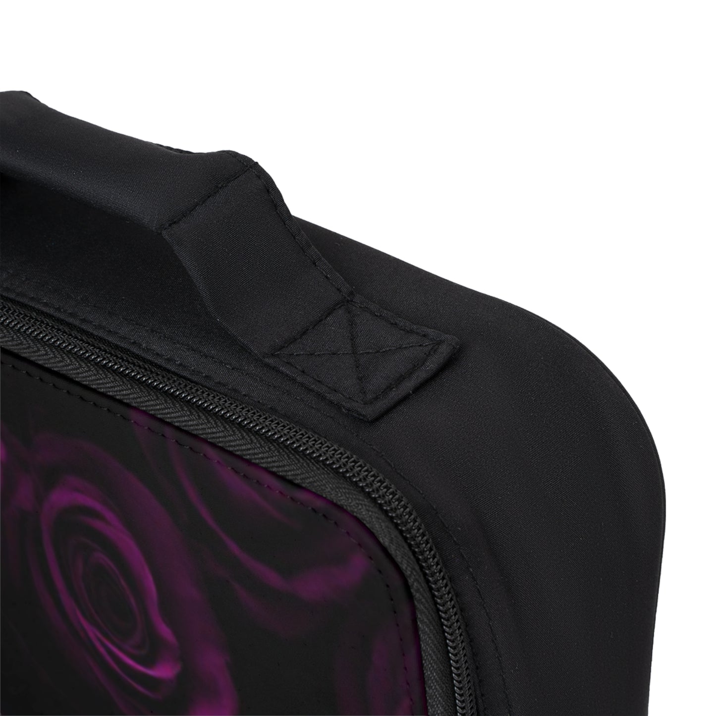 Dark Purple Roses Lunch Bag