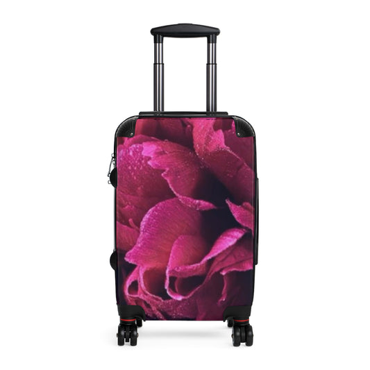 Magenta Floral Suitcase