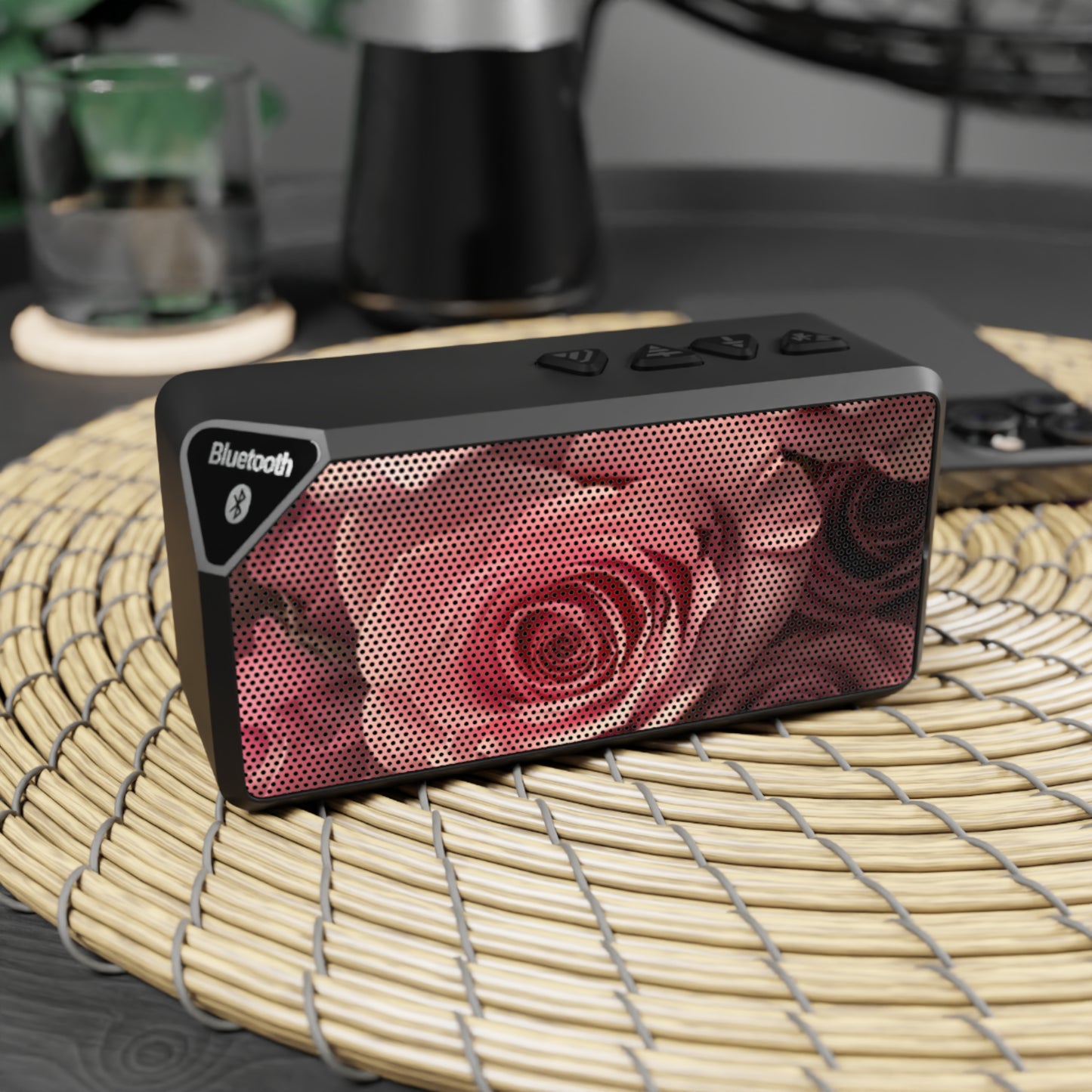 Pink Roses Bluetooth Speaker