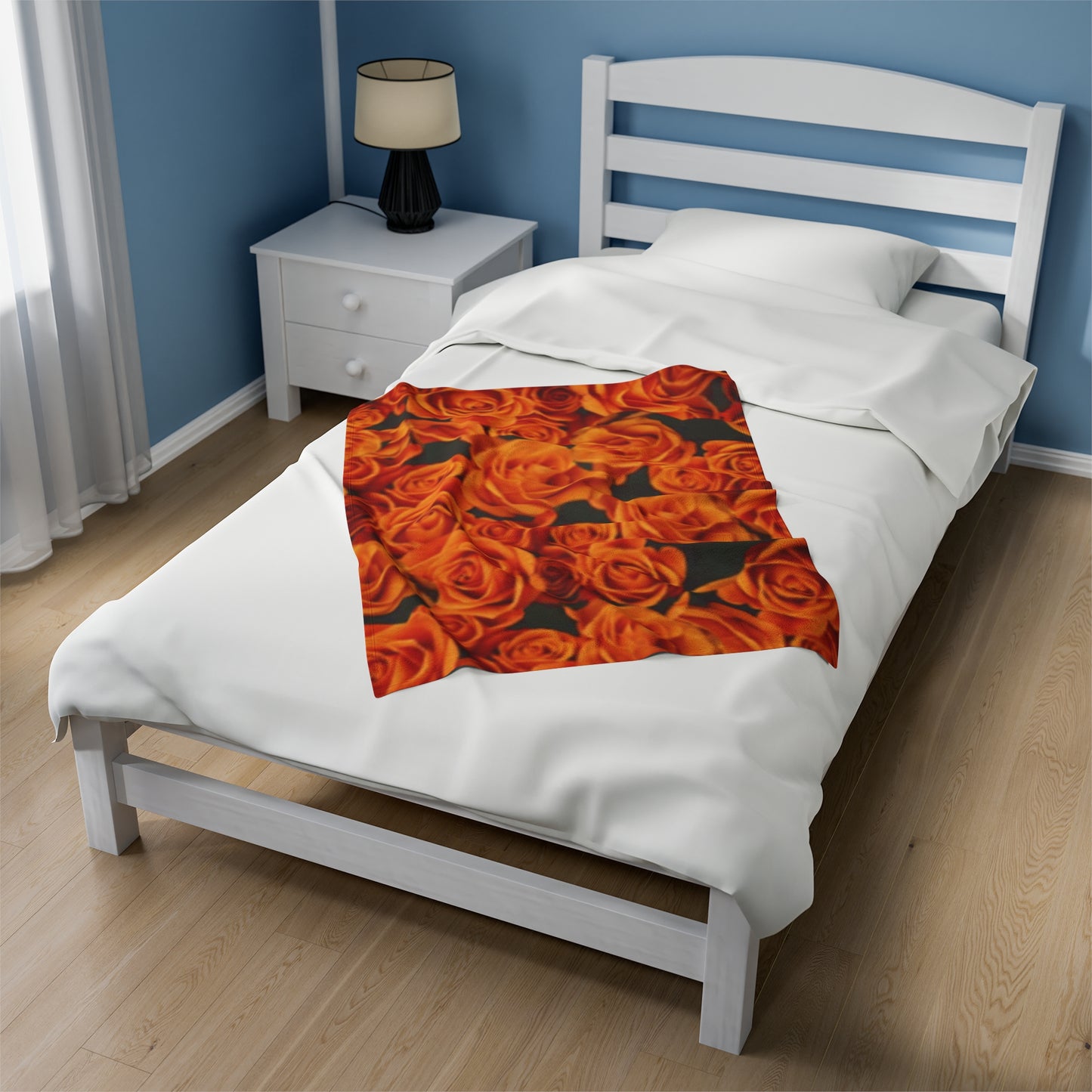 Orange Roses Blanket