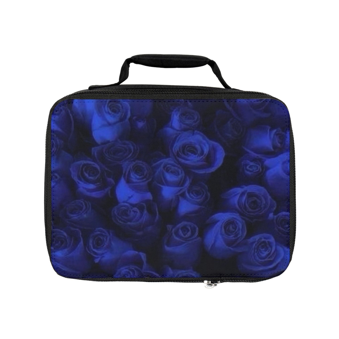 Dark Blue Roses Lunch Bag