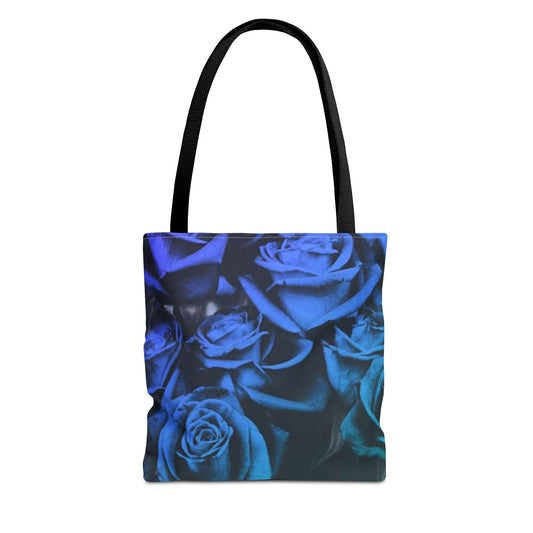 Blue Roses Square Tote Bag