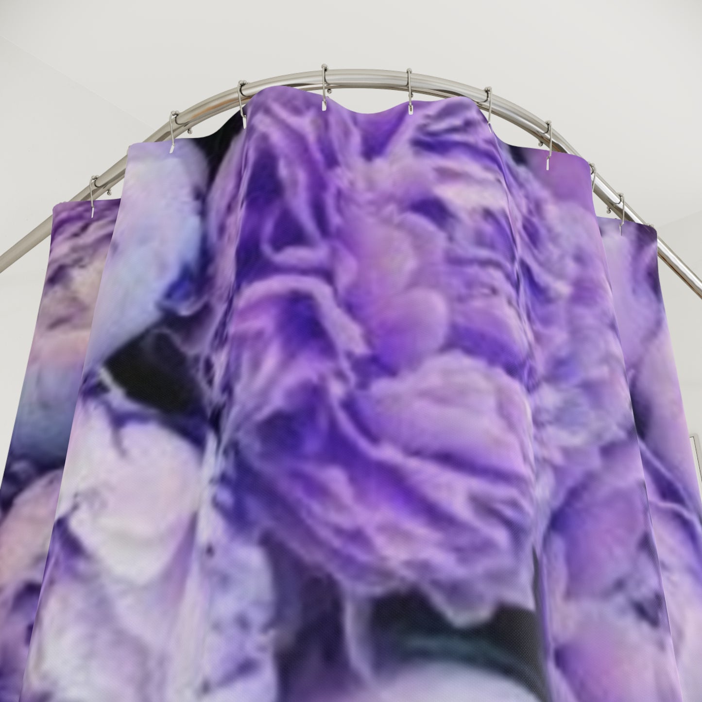 Purple Peony Shower Curtain