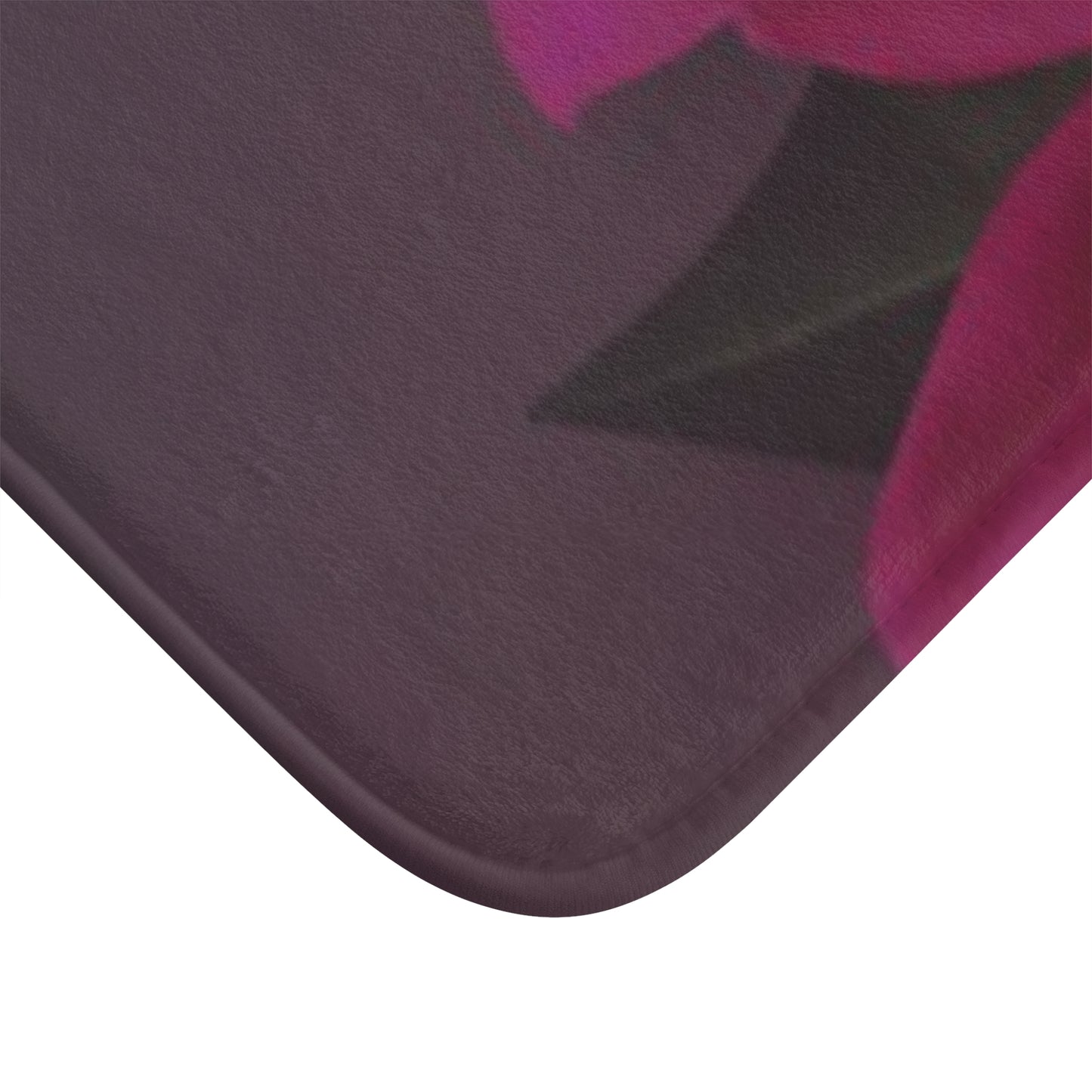 Magenta Dahlia Bath Mat